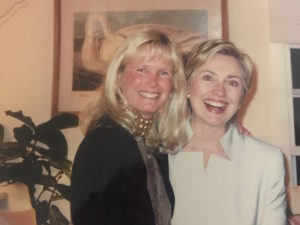 Rear Admiral Susan Blumenthal, M.D. with First Lady Hilary Rodham Clinton