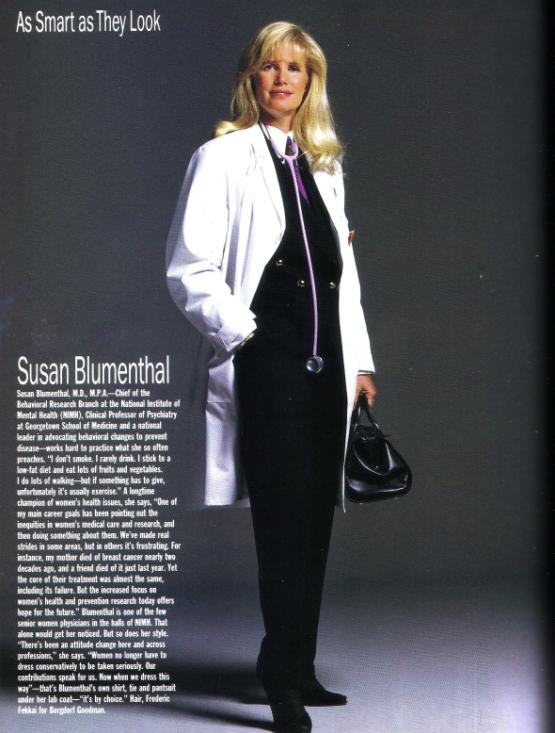 Susan Blumenthal in Mirabella Magazine